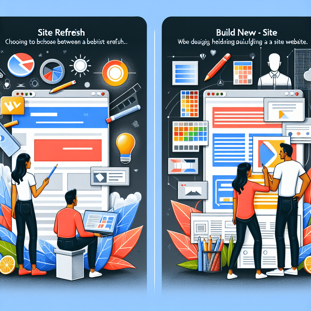 Choosing Between a Site Refresh and a New Website